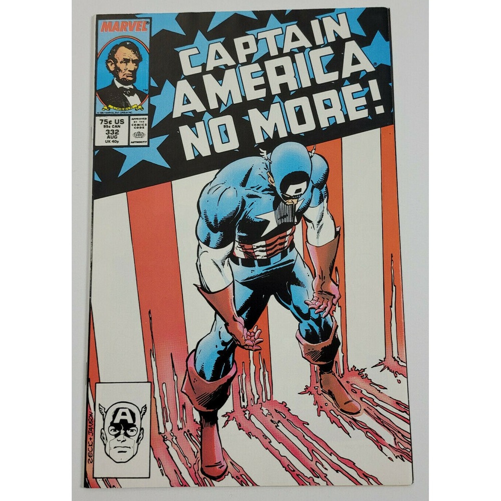 CAPTAIN AMERICA #332 (1987) /VF/NM/ - STEVE ROGERS RESIGNS AS CAPTAIN AMERICA